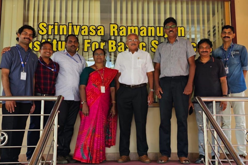 Visit of Prof. A. Sabu (Member Secretary, KSCSTE) and Dr. C. Arunan (Principal Scientist & Head, Basic Science Division, KSCSTE and former Director, SRIBS) to SRIBS