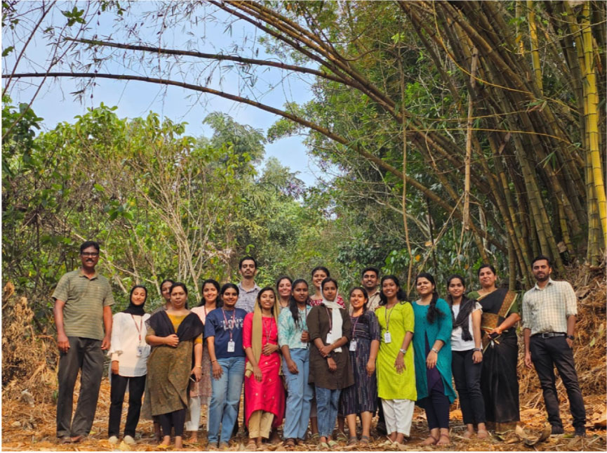 M.Sc. Chemistry Students and Teachers of St. Marys College, Manarcadu at SRIBS on February 19, 2025
