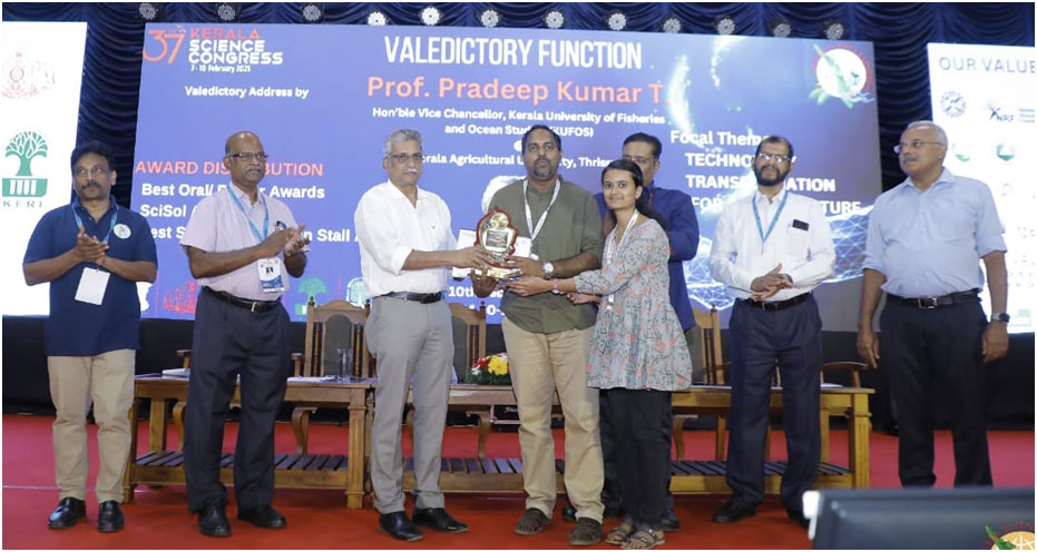 Received second best stall award in Kerala Science Congress National Science Expo 2025