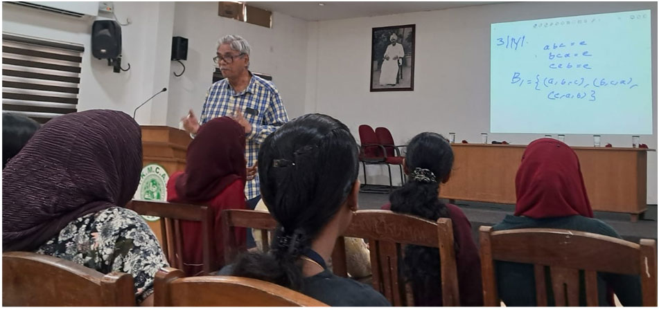 2. SRIBS Colloquium on “What is Mathematics?” by Dr. M. Manickam on March 06, 2025